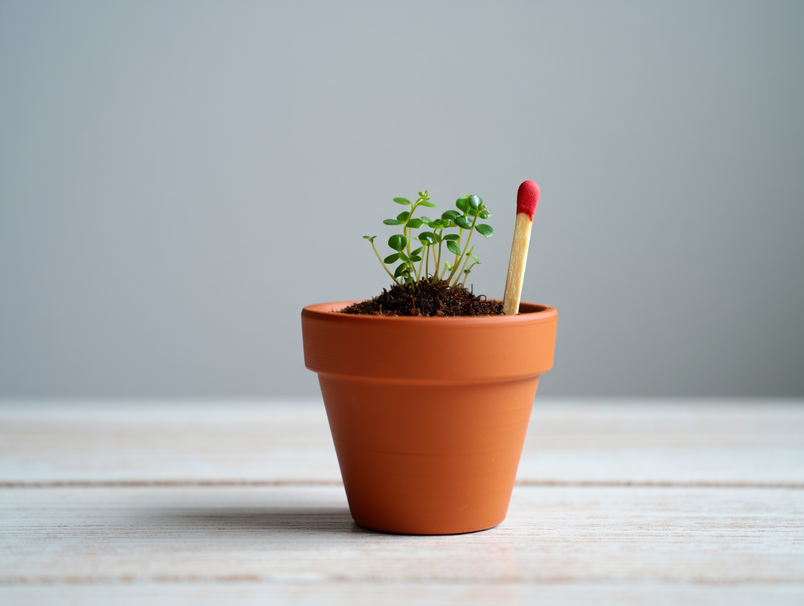 Planter des allumettes dans les plantes : le secret qui étonne les jardiniers