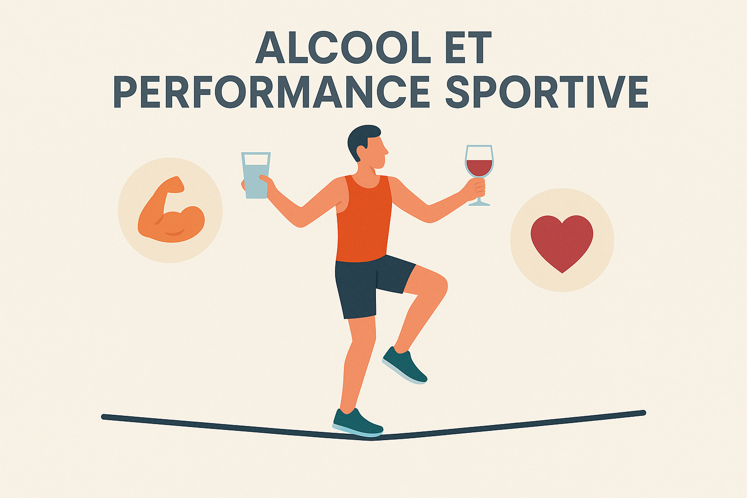 Est-ce une bonne idée de boire de l’alcool quand on fait beaucoup de sport ?