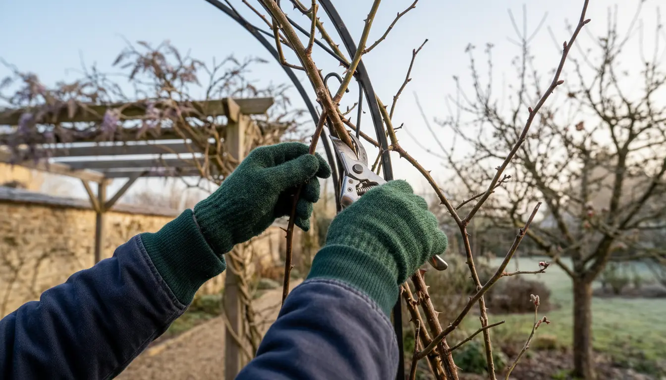 La taille oubliée en décembre qui fera exploser vos fleurs au printemps