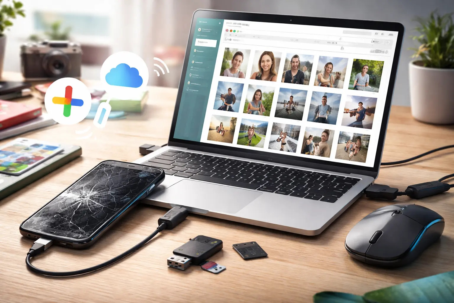 Comment récupérer les photos sur un téléphone cassé ?