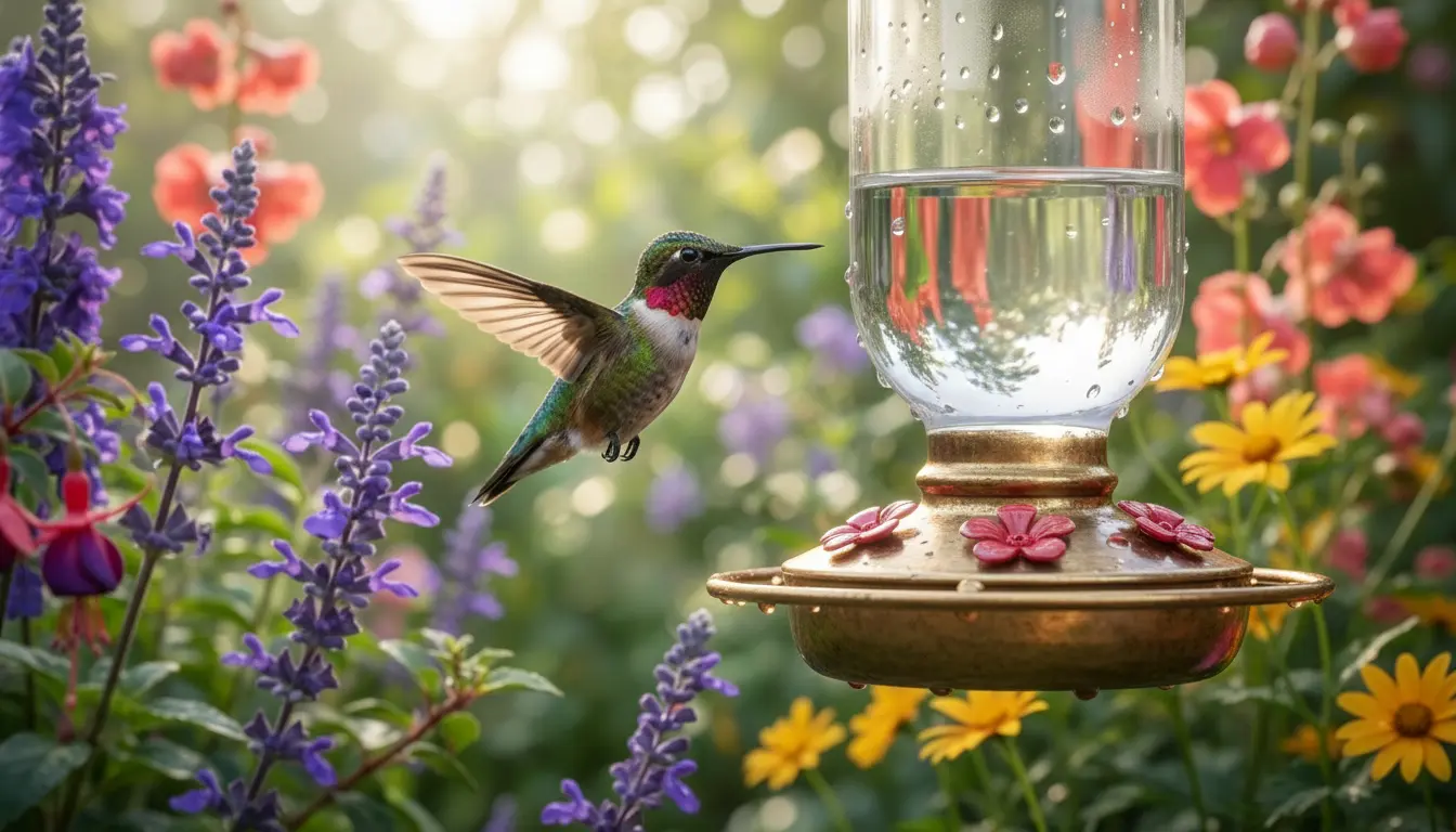 Ce mélange naturel à suspendre dès janvier attire les colibris chaque jour au jardin