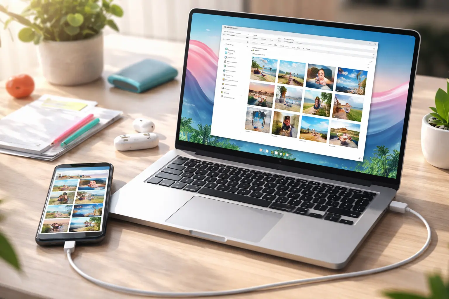 Comment transférer des photos d’un téléphone à un ordinateur ?
