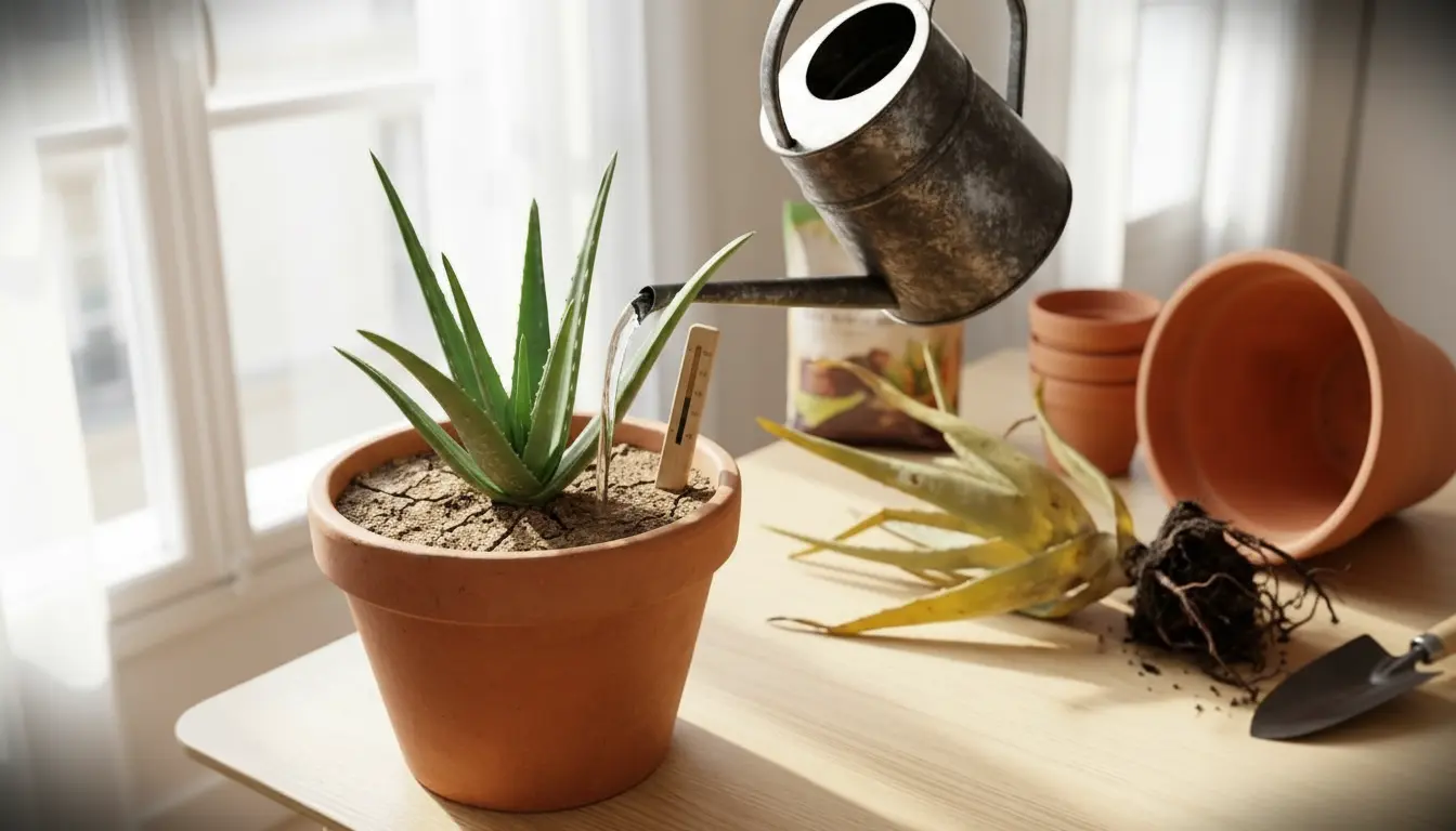 Vous arrosez votre aloe vera ainsi ? Cette erreur peut tout simplement le tuer