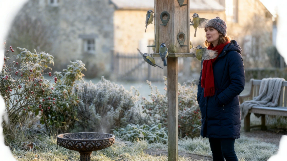 Ce geste simple au jardin attire les mésanges bleues tout l’hiver