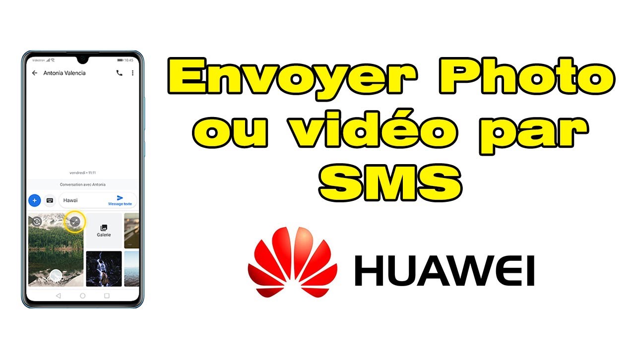 Comment envoyer une photo par SMS avec un téléphone ?