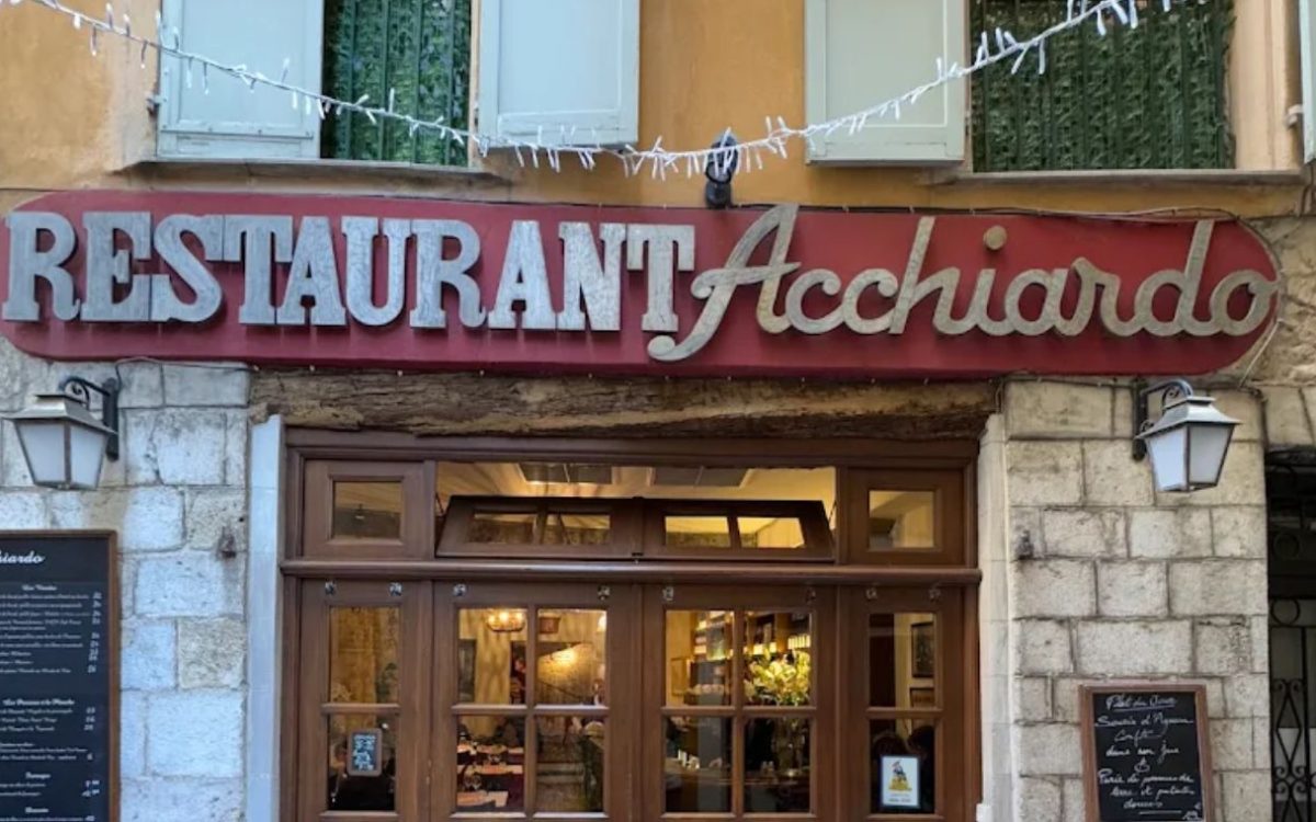 Quelles photos peut-on voir du restaurant Chez Acchiardo à Nice ?