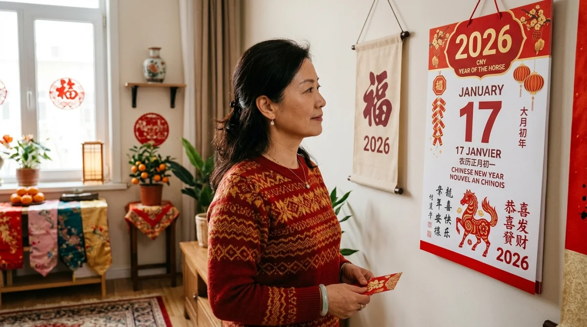 Quelle est la date précise du Nouvel An chinois 2026 ?