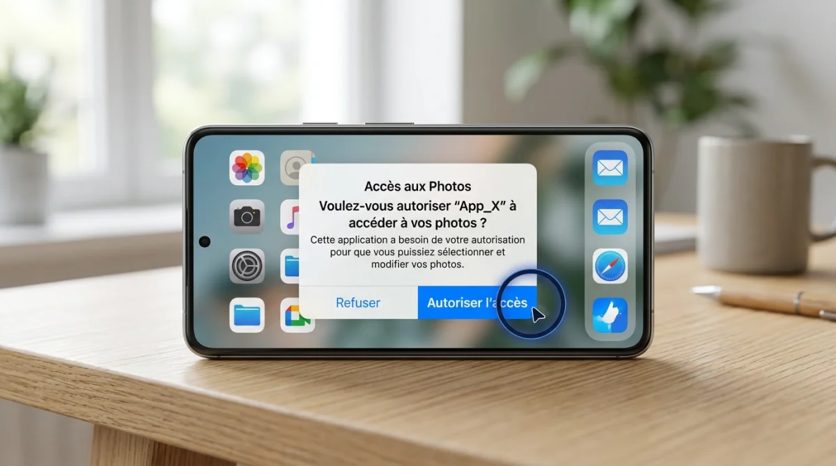 Pourquoi autoriser une application à accéder aux photos