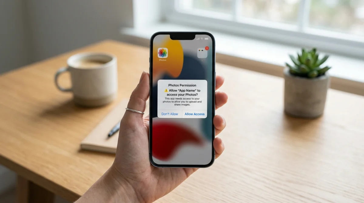 Pourquoi autoriser une application à accéder aux photos