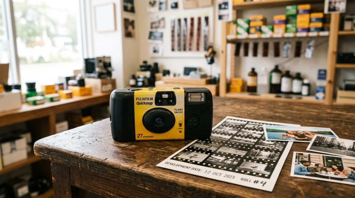 Où développer un appareil photo jetable