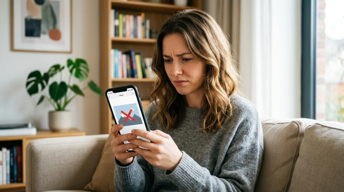 Je ne peux plus envoyer de photos par sms, les vérifications utiles